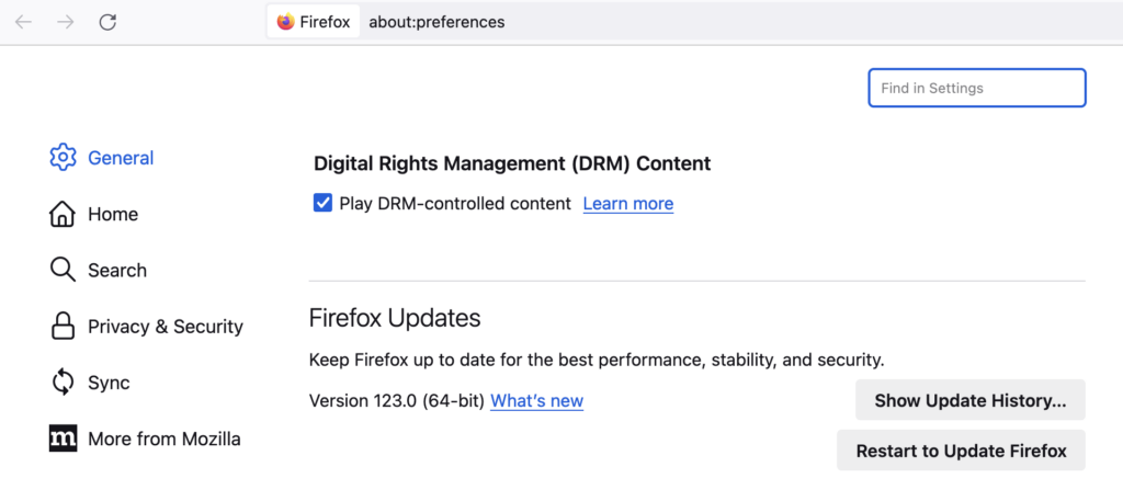 Firefox DRM Basics and How to Enable Disable Content Protection ...